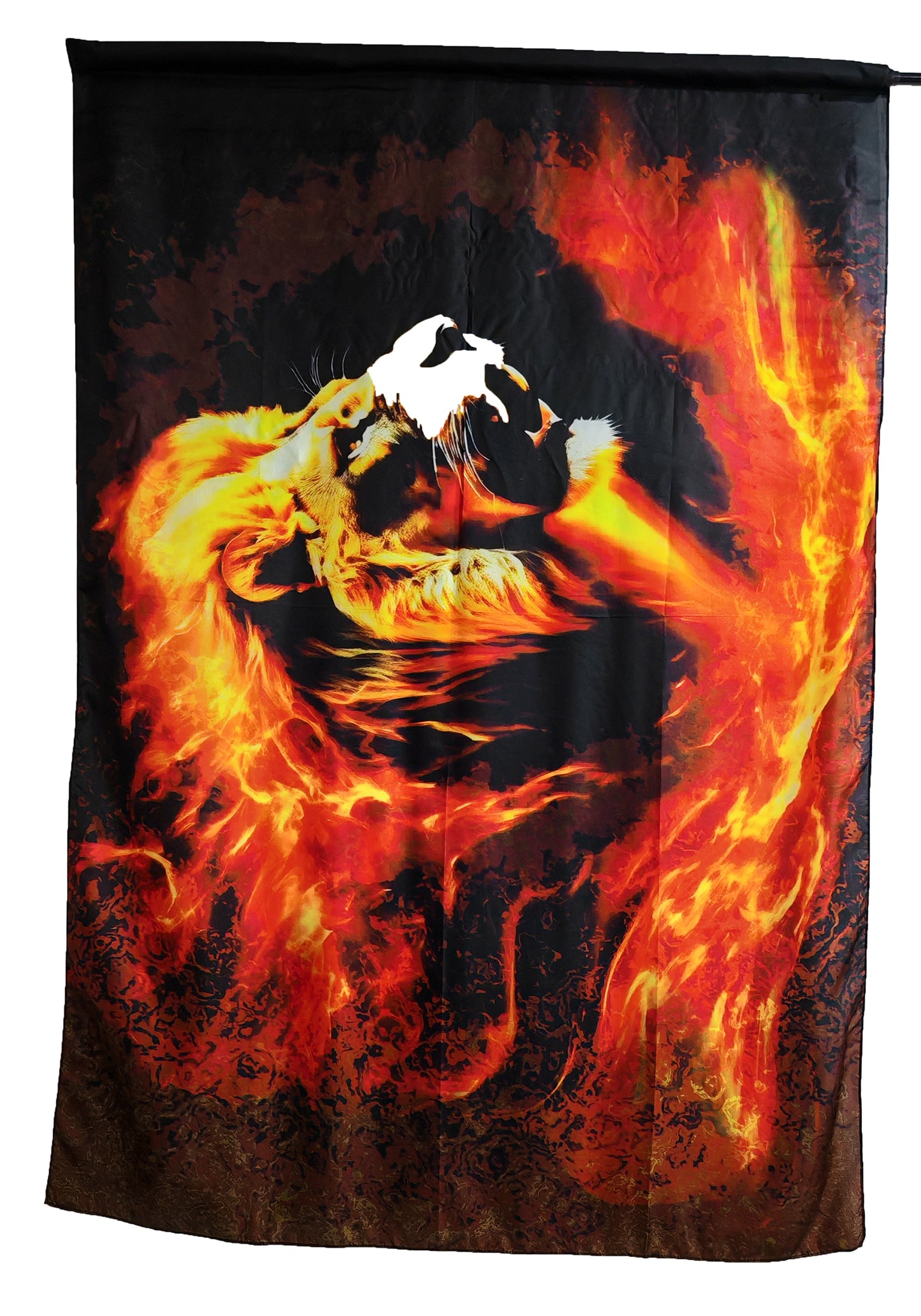 永恒之王 – 丝绸印花崇拜旗帜