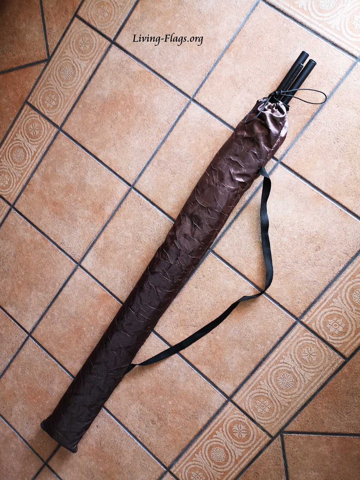 Worship Flag Tasche 54"x 7" - Braunes simuliertes Lederdesign