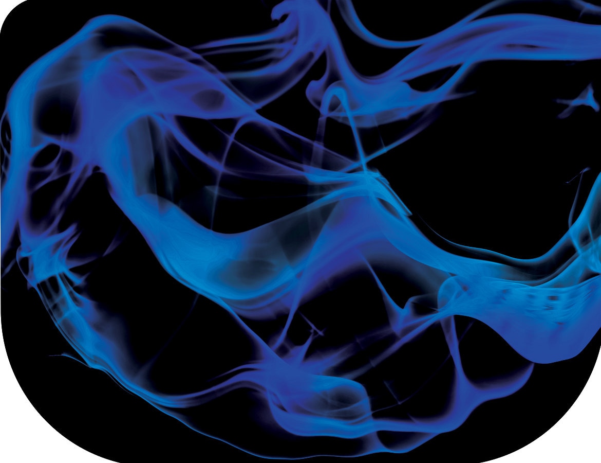 Holy Fire Blue - Worship Flags - Silk Print Quill Wing Flags WXL-Quill - 40" Flexible Rod