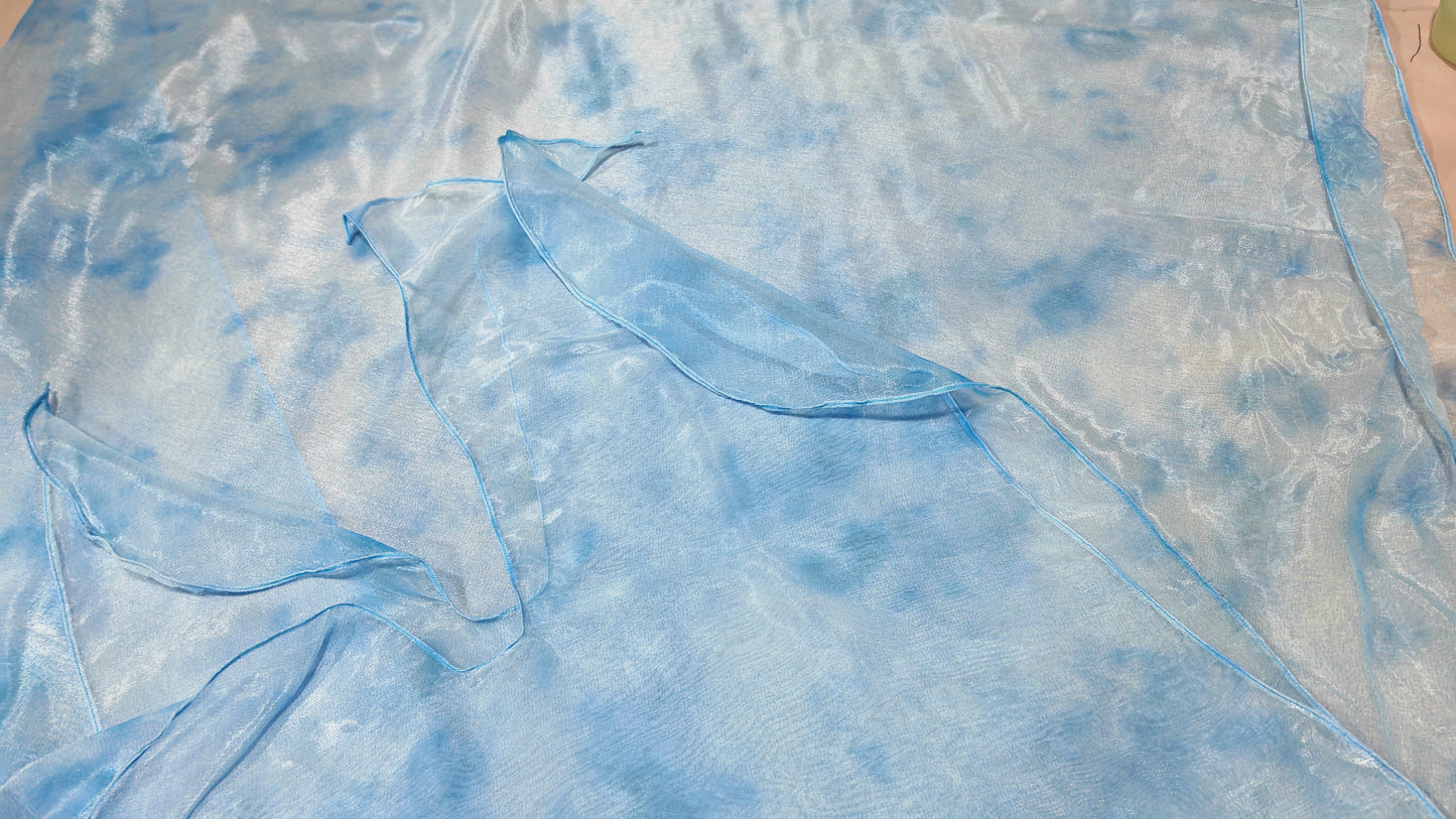 Angelic Wings -  Sheer Shinny Flag - Heavenly Cloud - WFS-Size - (Pair-2Flags)