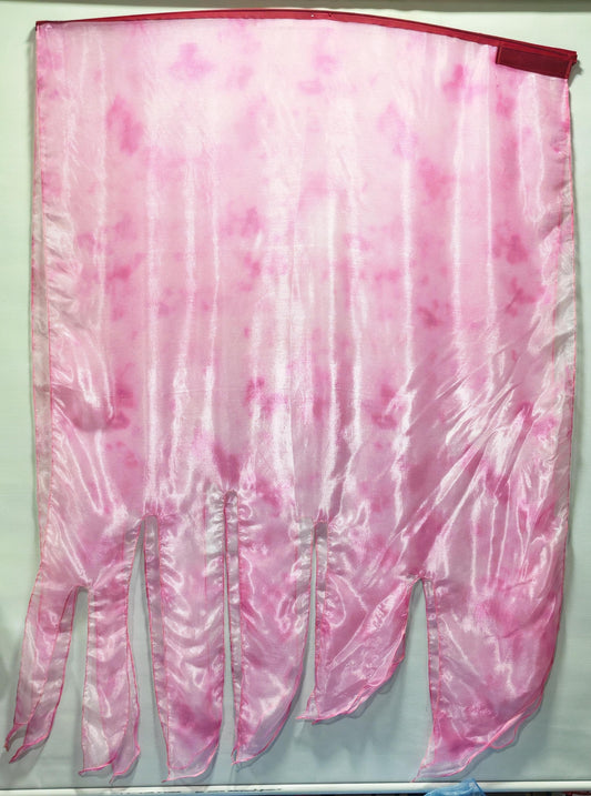 Angelic Feather Sheer Shinny Flag - Rose of Sharon - WFS-Size - (Pair-2Flags)