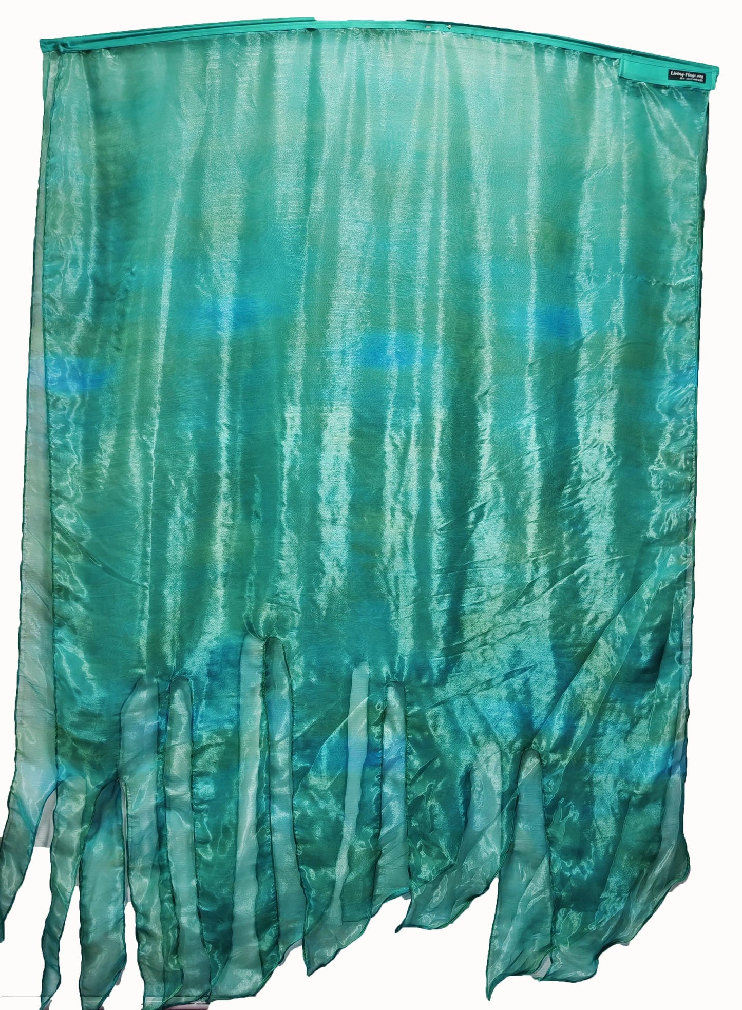 Angelic Feather Sheer Shinny Flag - Fresh Revival - WFS-Size - (Pair-2Flags)